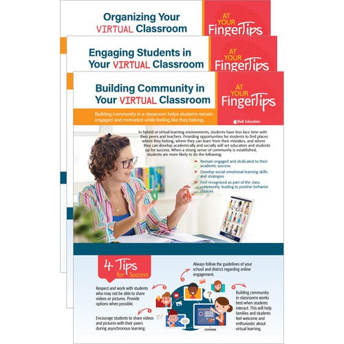 Shell Education SHL126452 Virtual Classroom Basics Set Printed Book