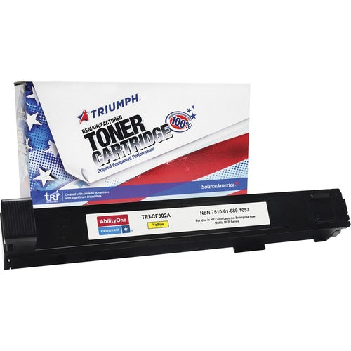 SKILCRAFT® NSN6891057 Remanufactured Laser Toner Cartridge 827A - Yellow - 1 / Carton