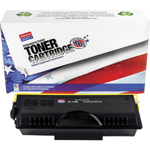 SKILCRAFT® NSN6915758 Remanufactured High Yield Laser Toner Cartridge TN460 - Black - 1 Each