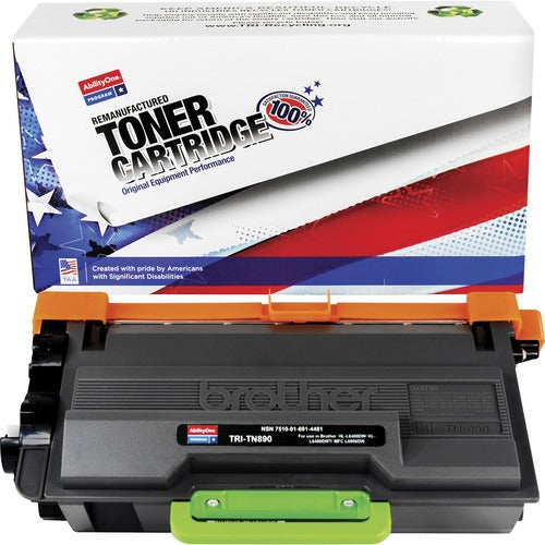 SKILCRAFT® NSN6914481 Remanufactured Ultra High Yield Laser Toner Cartridge TN890 - Black - 1 Each
