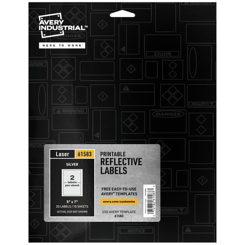 Avery® AVE61583 Avery® Reflective Sign Labels