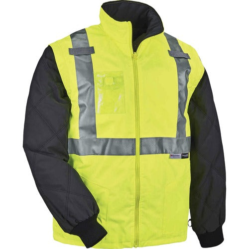 Ergodyne EGO25497 8287 Type R Class 2 Hi-Vis Jacket w/ Removable Sleeves