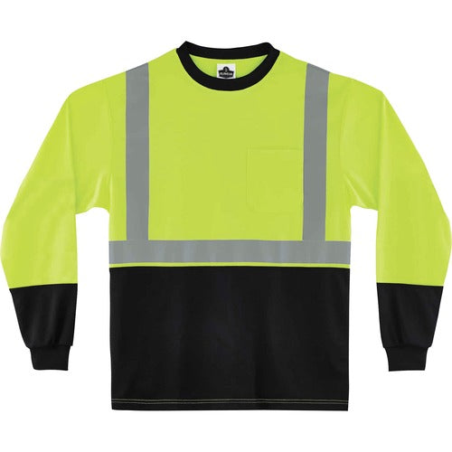 Ergodyne EGO22706 8281BK Type R Class 2 Front Long Sleeve T-Shirt