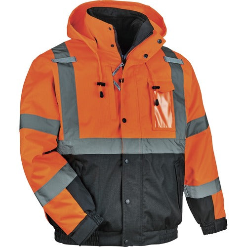 Ergodyne EGO25588 8381 Hi-Vis 4-in-1 Bomber Jacket Type R Class 3