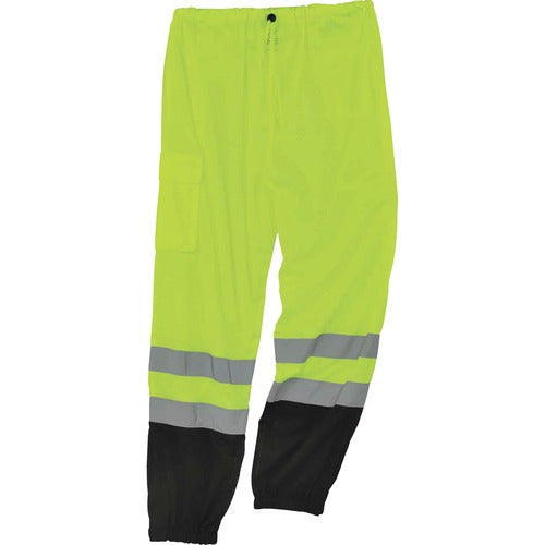 Ergodyne EGO23955 8910BK Class E Bottom Hi-Vis Pants