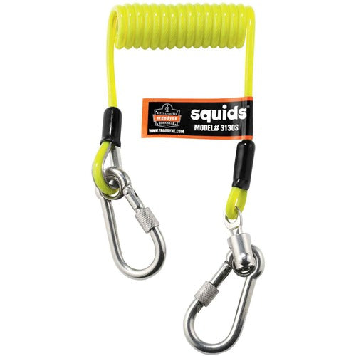 Ergodyne EGO19130 3130S Coiled Cable Lanyard - 2lbs