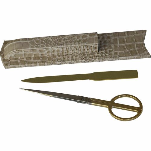 Protacini DACA6327 Breeze Beige Italian Patent Leather Library Set