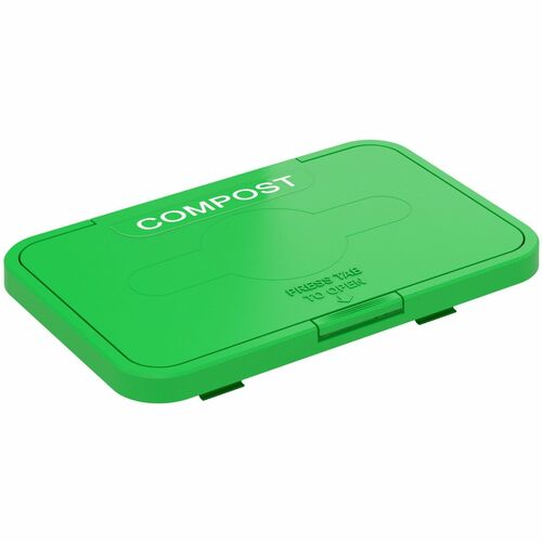 HLS Commercial HLCLIDROCOP Rectangular Open Top Compost Bin/Lid