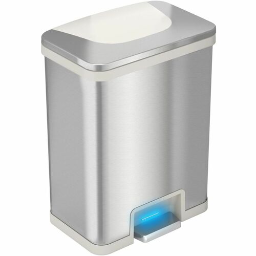 HLS Commercial HLCHLS13SW 13-Gallon Pedal-Sensor Trash Can