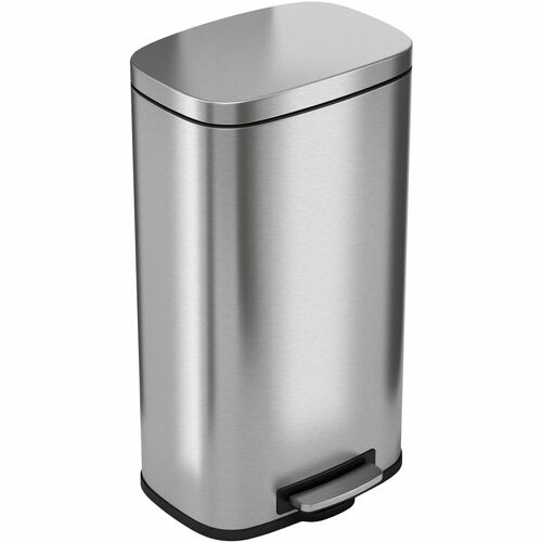 HLS Commercial HLCHLSS08R Stainless Steel Soft Step Trash Can
