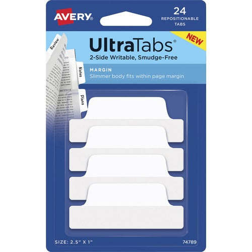 Avery® AVE74789 Avery® Ultra Tabs Repositionable Margin Tabs