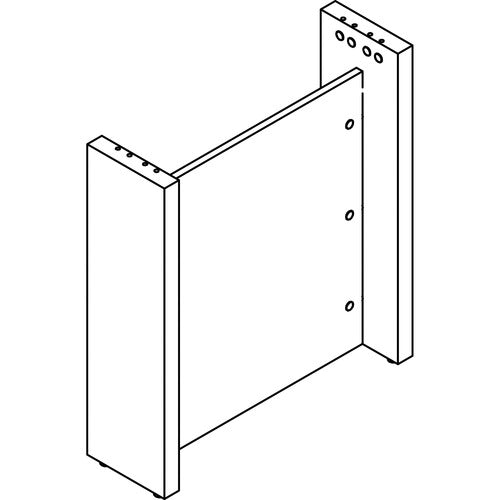Lorell LLRPLB24HGE Prominence 2.0 Slim Modular Table Base