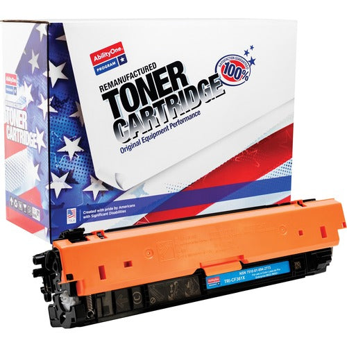 SKILCRAFT® NSN6942773 Remanufactured Laser Toner Cartridge 508A, 508X - Cyan - 1 Each