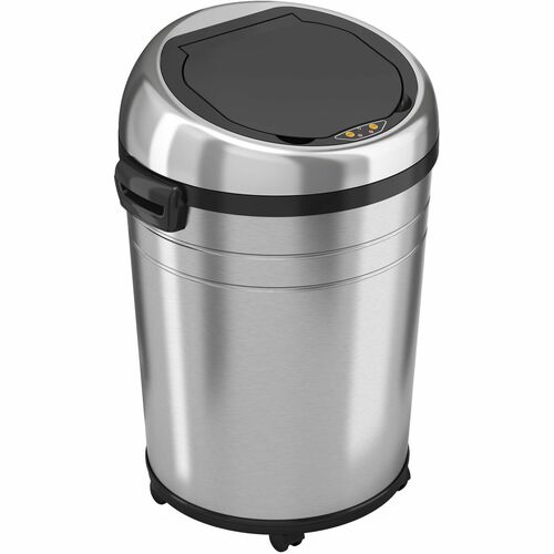 HLS Commercial HLCHLS18RC XL Round Stainless Sensor Trash Can
