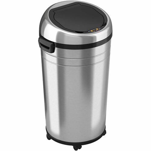 HLS Commercial HLCHLS23RC XL Round Stainless Sensor Trash Can