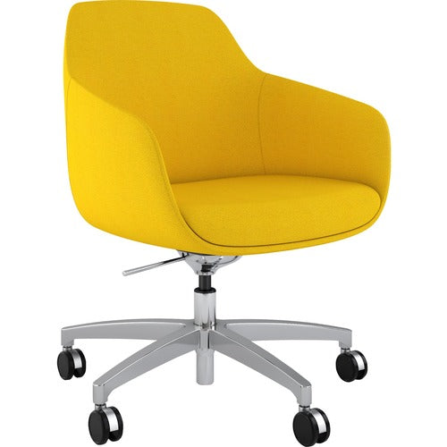 9 to 5 Seating NTF9154R2PFCD Lilly 5-star Base Fabric Lounge Chair