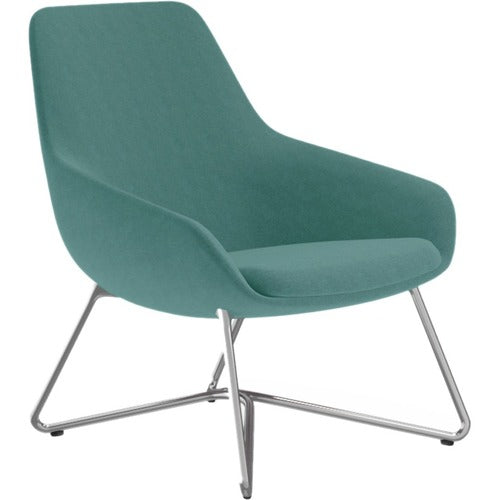 9 to 5 Seating NTF9111LGBFCD W-shaped Base Lilly Lounge Chair