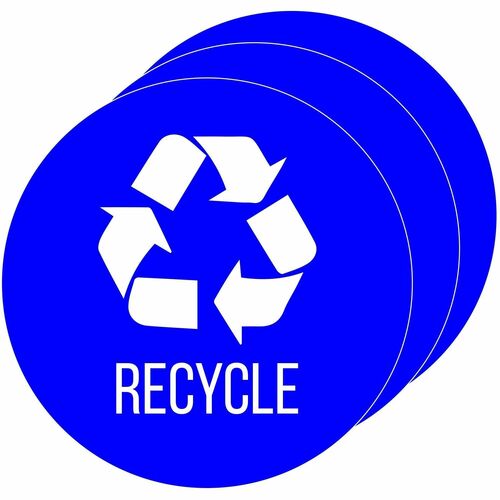 HLS Commercial HLCHLSKERCYCLE3 Refuse Bin Icon Sticker