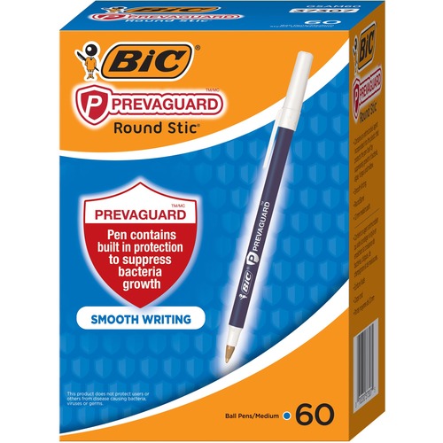 BIC BICGSAM60BE PrevaGuard Round Stic Ballpoint Pen