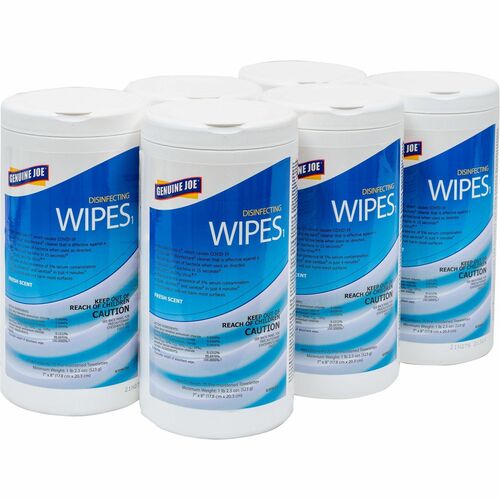 Genuine Joe GJOW75F Disinfecting Wipes