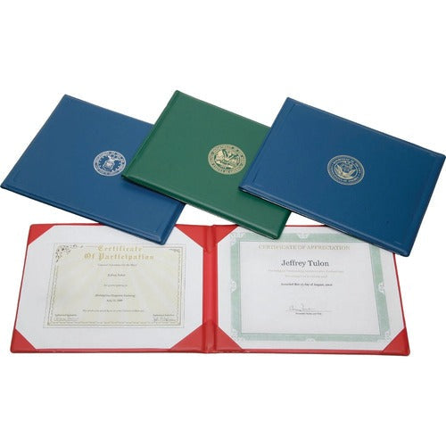 SKILCRAFT® NSN4822994 SKILCRAFT Military Seal Certificate Awards Binder