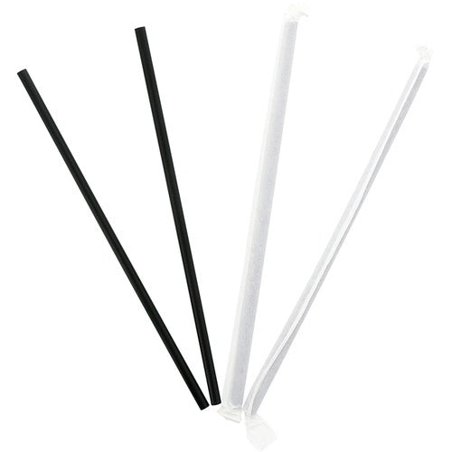 Banyan EGS600228 Black Straws - Wrapped