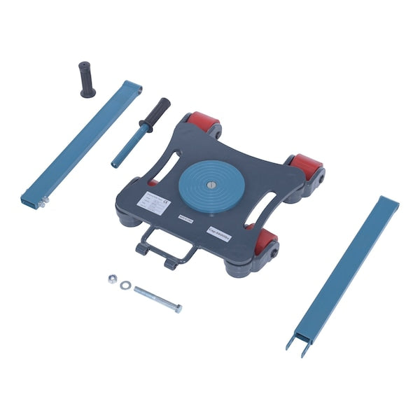 Vestil MDSKT-6 MULTI DIRECTION MACHINE SKATE 6.6K