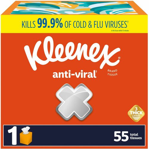 Kleenex KCC54505CT Anti-viral Facial Tissue