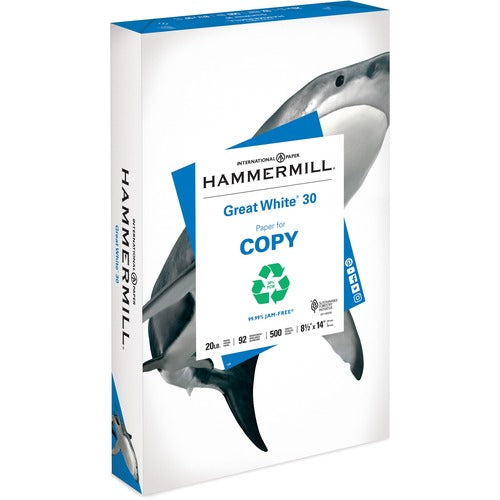 Hammermill HAM86704PL Great White Recycled Copy Paper - White