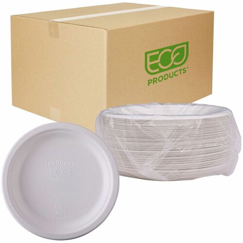 Eco-Products ECOEPP016NFA Vanguard 6" Sugarcane Plates