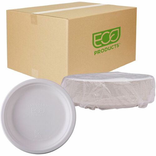 Eco-Products ECOEPP013NFA Vanguard 9" Sugarcane Plates