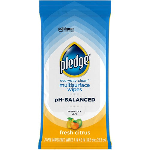 Pledge SJN336274 pH Balanced Multisurface Wipes