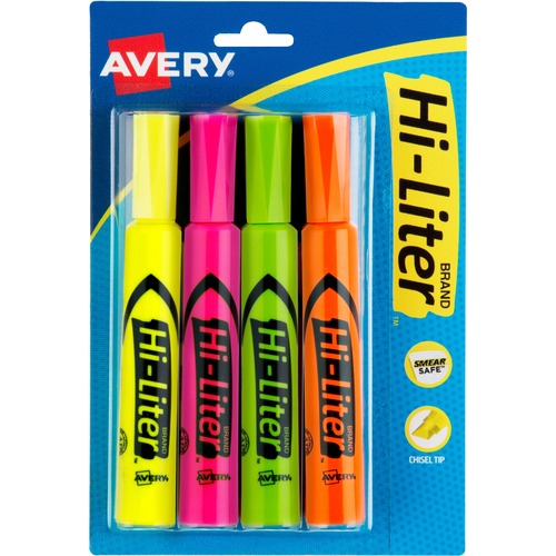Avery® AVE24063 Avery® Desk-Style, Assorted Colors, 4 Count (24063)