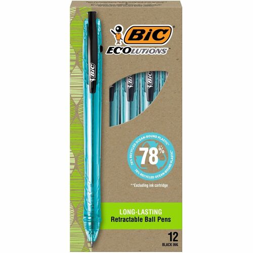 BIC BICBPRR11BK Ecolutions Ballpoint Pen