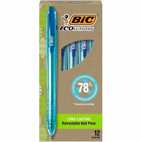 BIC BICBPRR11BE Ecolutions Ballpoint Pen