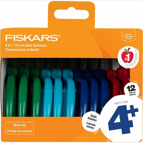 Fiskars FSK1067001 5" Blunt-tip Kids Scissors