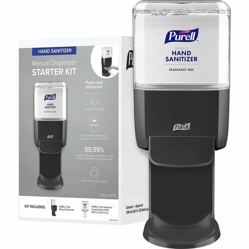 Gojo® GOJ50531GFS ES4 Push Hand Sanitizer Dispenser Starter Kit