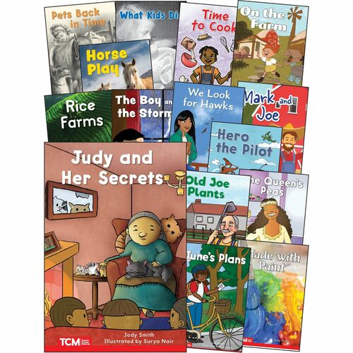 Shell Education SHL145499 Decodable Books Grade 1 Set 2: 15-Book Set Printed Book
