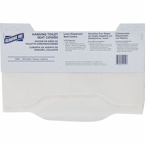 Genuine Joe GJO10154 Quarter-Fold Toilet Seat Covers
