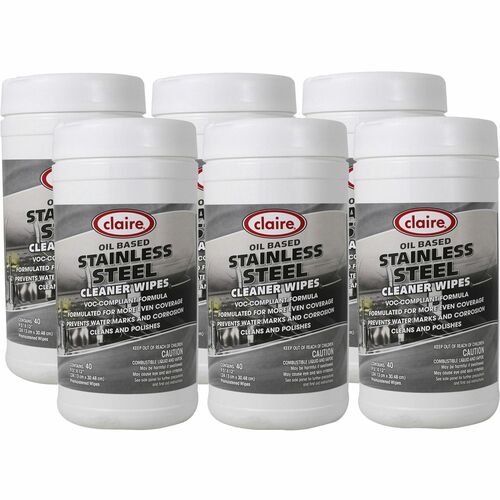 Claire CGCCL993CT Stainless Steel Wipes