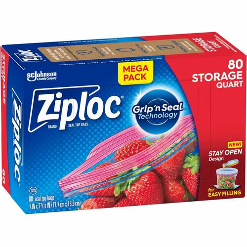 Ziploc® SJN351319CT Stand-Up Storage Bags
