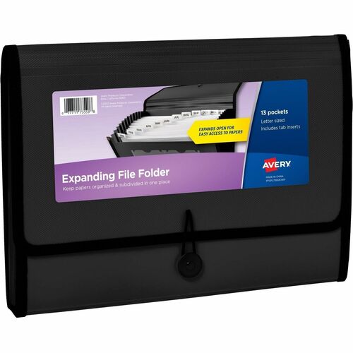 Avery® AVE73553 Letter, A4 Expanding File