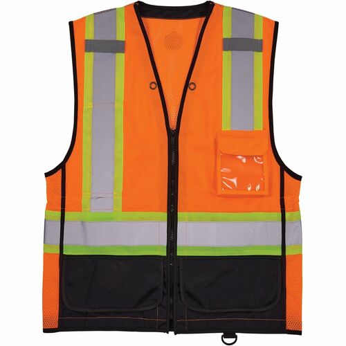 Ergodyne EGO23047 8251HDZ-BK 2-Tone Hi-Vis Safety Vests