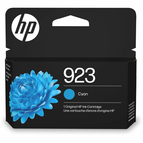 HP HEW4K0T0LN 923 Original Inkjet Ink Cartridge - Cyan - 1 Each