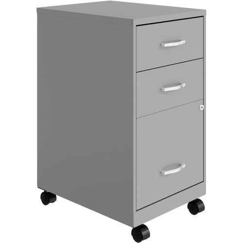 NuSparc NPRVF318CMSR 3-Drawer Organizer Metal File Cabinet