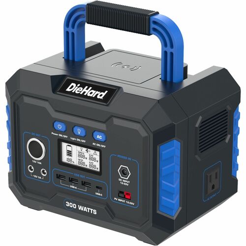 DieHard ESMDH2000101 DieHard 300-Watt Lithium-ion Portable Power Station/Solar Generator