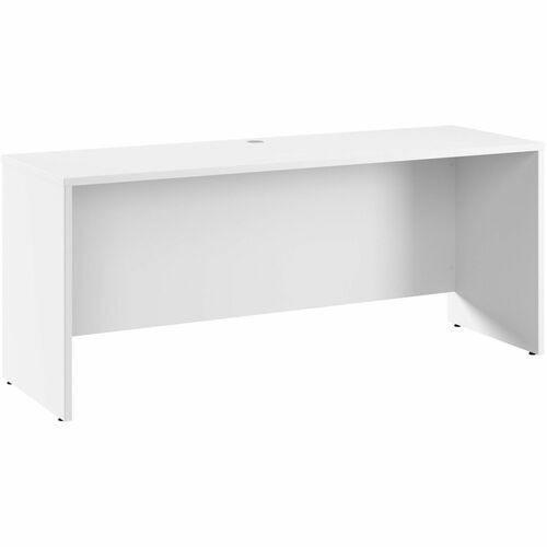 Bush Business Furniture BSHHHD272WHZ Hampton Heights 72W x 24D Credenza Desk