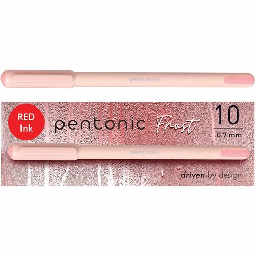 Pentonic PNTPEN13087 Frosted Barrel Ballpoint Pens