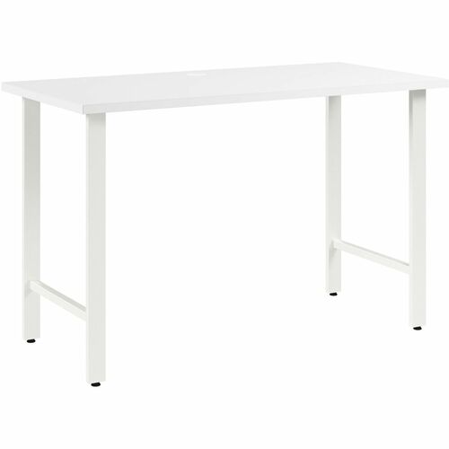 Bush Business Furniture BSHHUD148WH Hustle 48W x 24D Computer Desk with Metal Legs