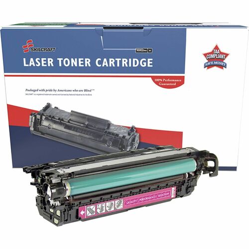 SKILCRAFT® NSN6962213 Remanufactured High/Standard Yield Laser Toner Cartridge 646X, 646A - Magenta - 1 Each